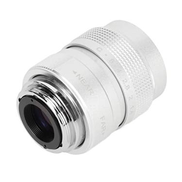 Imagem de Pomya Foco manual de abertura grande F1.4 de 25 mm, lente CCTV, lente MFT Prime para micro quatro terços M43, bar de suporte loja de estacionamento armazém (prata)