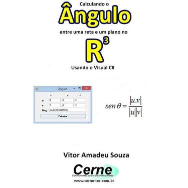 Imagem de Calculando O Angulo Entre Uma Reta E Um Plano No R3 Usando O Visual C#