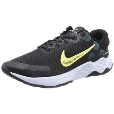Imagem de Nike Tênis de corrida masculino Renew Ride 3, Chiffon preto/limão, 39
