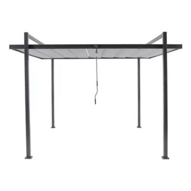 Imagem de Pergolado De Alumínio Tenda Retrátil 308x350cm - Marbella