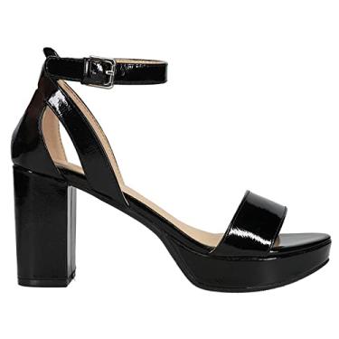 Imagem de CL by Chinese Laundry Sandália feminina Go on Super Suede, Patente preta nova, 9