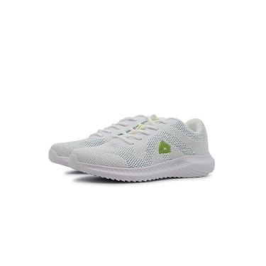 Imagem de RBX Tênis esportivo feminino ativo de malha respirável para corrida, Branco/Azul claro, 36