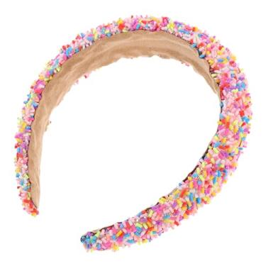 Imagem de Tiaras femininas largas tiaras femininas tiara fashion tiaras para mulheres tiaras para adolescentes inchadas bandana embelezada miss europeia e cinto feminino plástico/2658