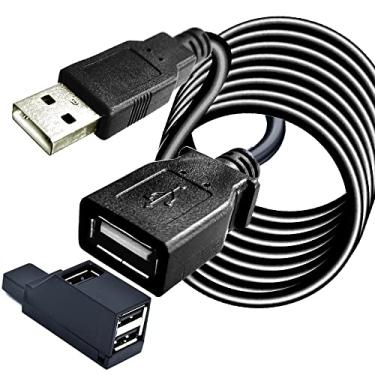 Imagem de Cabo de extensão USB 2.0 longo, 10 m, cabo de extensão USB macho para fêmea, extensor de transferência de dados, cabo USB, conector USB para unidade flash USB/disco rígido