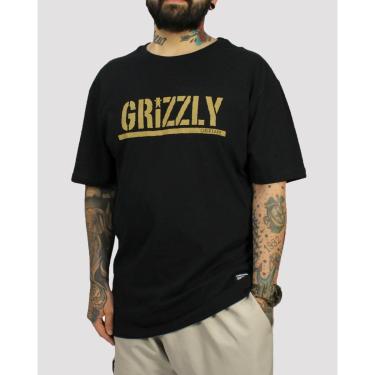 Imagem de Camiseta Grizzly OG Stamp - Preta-Unissex