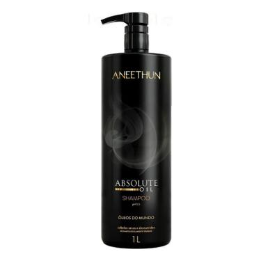 Imagem de  Absolute Oil Shampoo 1 Litro Para Cabelos Secos Aneethun