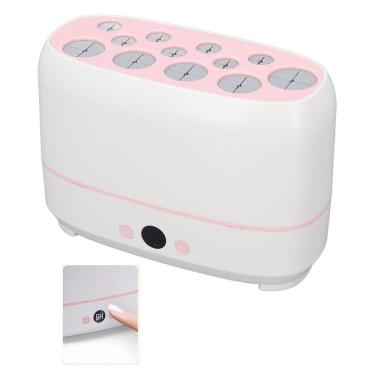 Imagem de Maquina Secador Eletrico Pincel de Maquiagem Automatico USB Esponja Escova Secador Rapido Portatil Multiuso