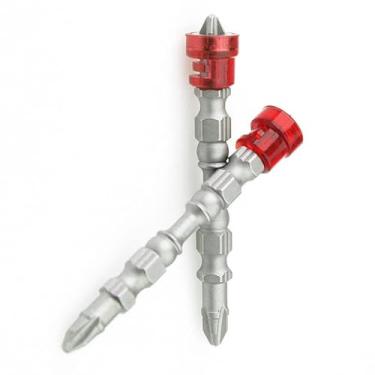 Imagem de 8 Pçs Chave de Fenda Bit Cruz Magnético Anti Skid Carboneto 6.2mm Largura S2 Chave de Fenda Conjunto para Vários Usos Industriais