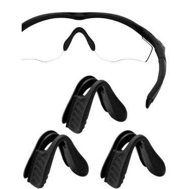 Imagem de HILEEN Almofadas de nariz de substituição para armação Oakley M2 (AF) | Armação M2 XL OO9343 | Armação M2 XL Ajuste Asiático OO9345 | Armação M2 Ventilada (AF) Óculos de sol | Óculos de sol 3 peças