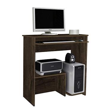 Imagem de Mesa Para Computador Com Suporte Para Teclado Iris Cacau Jcm