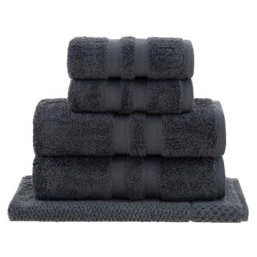 Imagem de Jogo de Toalhas Buddemeyer Algodão Egípcio Preto