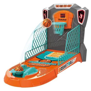 Imagem de Jogo Mini Basquete Infantil Placar Digital Eletronico Luz e Som DM Toys