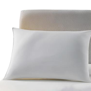 Imagem de Travesseiro Suporte Médio Percal 200 Fios e Fibra Siliconada 50x70 cm Antialérgico