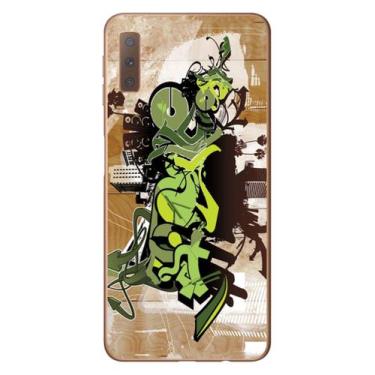 Imagem de Capa Adesivo Skin072 Verso Para Samsung Galaxy A7 2018 - KawaSkin