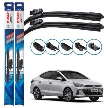 Imagem de Par Palheta Limpador Parabrisa Multiclip Bosch Original, Hb20 20s20x 2