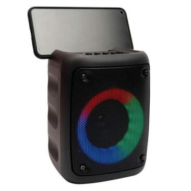 Imagem de Caixa De Som Super Potente Bateria Longa RGB Efeito DJ 10W - Easy Case