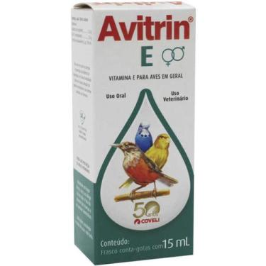 Imagem de  Vitamina E Avitrin para Pássaros Coveli - 15 mL