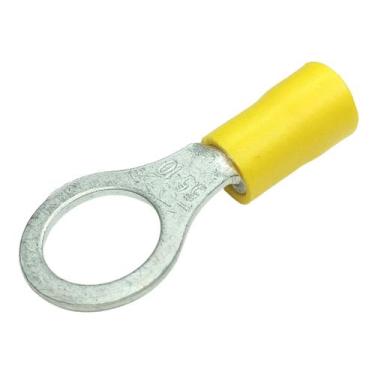 Imagem de Terminal olhal anel isolado 4,0 a 6,0mm² m10 amarela 10 unid - AXT TER