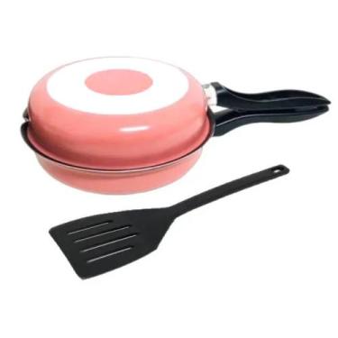 Imagem de Omeleteira Antiaderente Marpal Grande Original, Rosa