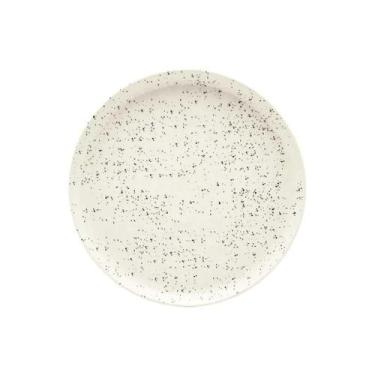 Imagem de Prato Sobremesa Em Cerâmica Flat Chuvisco 20cm Oxford