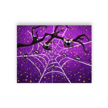 Imagem de Fundo Fotográfico 1,55 X 1,20 -  Roxo Halloween Cute 064 - Via Cores
