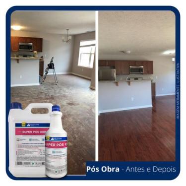 Imagem de Limpador Super Pós Obra Limpa Pisos Porcelanato Cerâmico Granito Azule