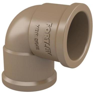 Imagem de Cotovelo Joelho 1 1/2  90 50mm Soldável Marrom - FORTLEV, Marrom