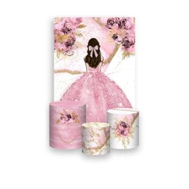 Imagem de Painel De Festa Vertical 1,50 x 2,20 + Trio De Capas Cilindro - Prince