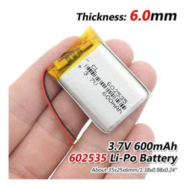 Imagem de Bateria 3,7v   600 Mah Para Relogio Chama Garçom Carta - bgb