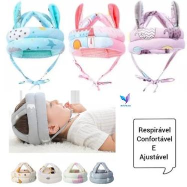 Imagem de Anti-colisão Bebê Chapéu Protetor Ajustável Infantil Cabeça - SMALL BA