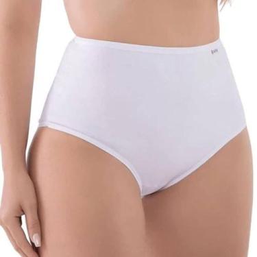 Imagem de Calcinha Clássica 100% Algodão DelRio 50707, Branco, GG