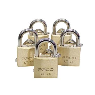 Imagem de Cadeado 35 mm Segredos Iguais S1 5 Unidades Pado