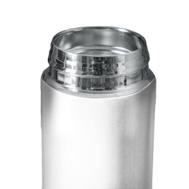 Imagem de Garrafa Térmica Inteligente De Inox 500ml Tampa C-sensor De Temperatura Led água Café Chá Branco
