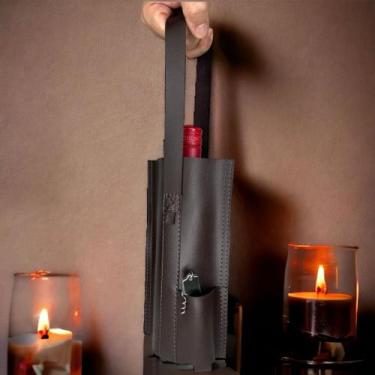 Imagem de Wine Bag Porta Vinho Bolsa / Sacola Garrafa Cerveja material sintético