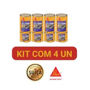 Imagem de Adesivo Tixotrópico Sikadur Epóxi Tix KIT C/4un