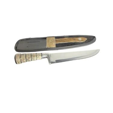 Imagem de Faca Solteira 8" em Aço Inox com Cabo Rabo de Tatu Imitação - Dal Cast