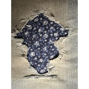 Imagem de Adesivos florais country Peek-A-Boo Iron On da Holey Patches