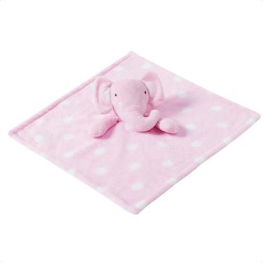 Imagem de Naninha Bebe C/ Pelucia  Elefantinho Plush  Antialergica  - LOANI, Ros