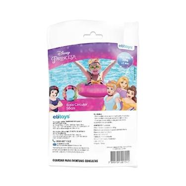 Imagem de Boia Inflável De Cintura Infantil Princesas Disney 56Cm