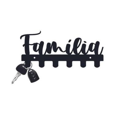 Imagem de Suporte para Chave em Acrílico Família - Império da Impressão
