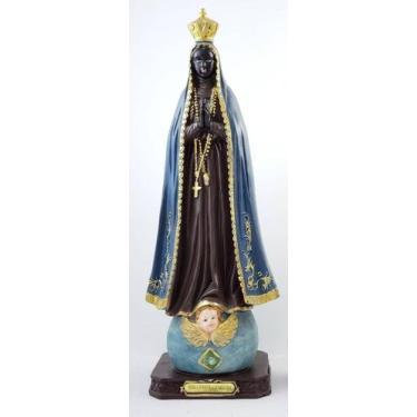 Imagem de Imagem de resina nossa senhora aparecida 15cm - Imporiente Com. Ext .L