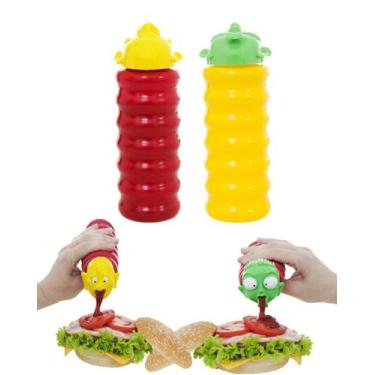 Imagem de Bisnaga divertida kit c/ 2 bisnaga para ketchup e mostarda - PODE COMP