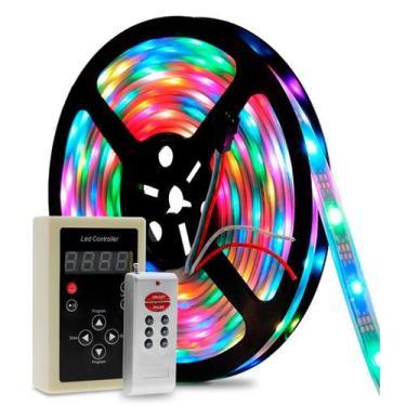 Imagem de Kit Completo Fita de Led 6803 + Contr 328 Ef e Fonte - UNIVERSOMIX