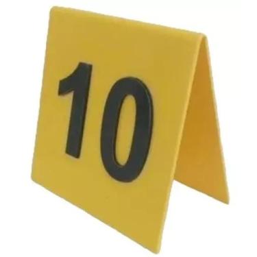 Imagem de Display Pequeno Placa Numerador Mesa Bar Alto Relevo 30pçs - AGV CRIAÇ