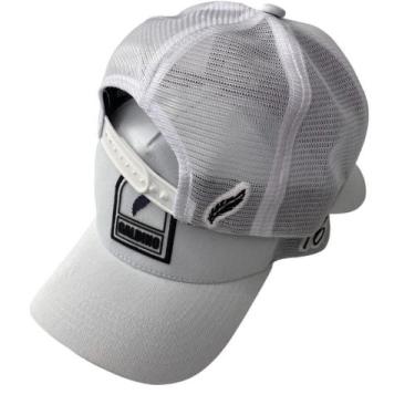 Imagem de Boné Trucker Branco Galdino.