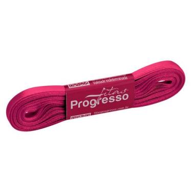 Imagem de Fita de Cetim 7mm nº1 - 10m Cor 2055 Rosa Amaranto - 1 unidade - Fitas
