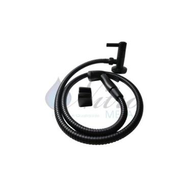 Imagem de Ducha Higiênica Black  Completa com Gatilho em ABS - Nitro