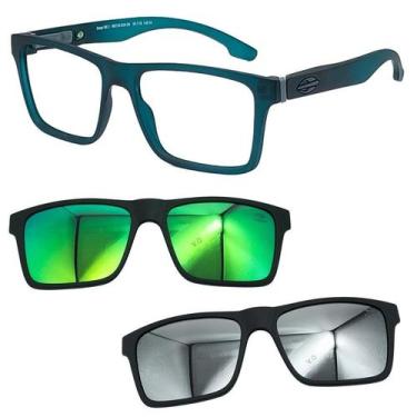 Imagem de Oculos Mormaii Swap NG 2 6153 K04 com 2 Clipons - Escolha, Verde, Prat