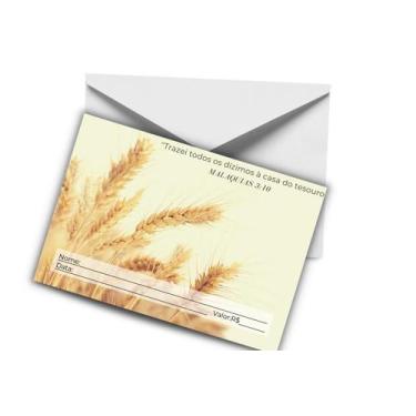 Imagem de Envelope para dízimos, Ofertas e Campanhas 200 unidades - Impressões P