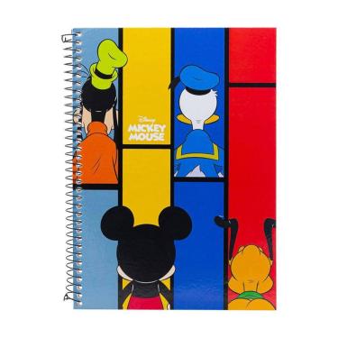 Imagem de Caderno Universitário 1 Matéria 80 Folhas  Mickey 